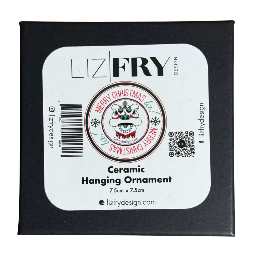 TST Lion - Ceramic Ornament - boxed