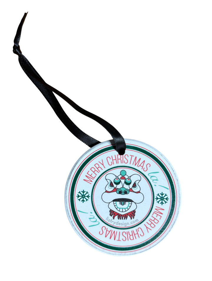 TST Lion - Ceramic Ornament - boxed