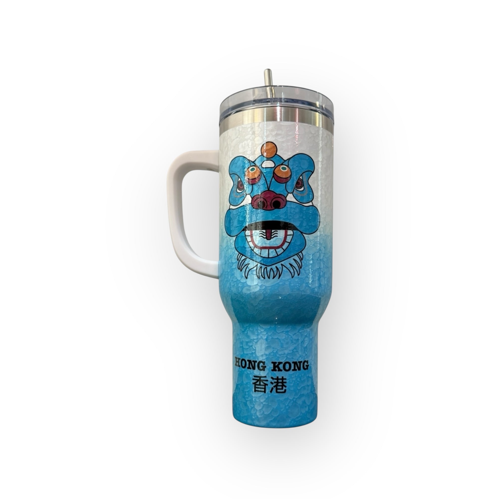 TST Lion Heads Placement 40 oz Textured Tumbler – Insulated Travel Cup