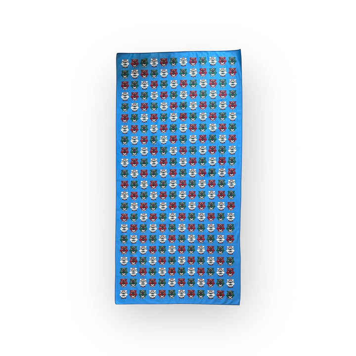 TST Lions (Repeat) Quick-Dry Towel – Lightweight Microfibre with Mesh Pouch