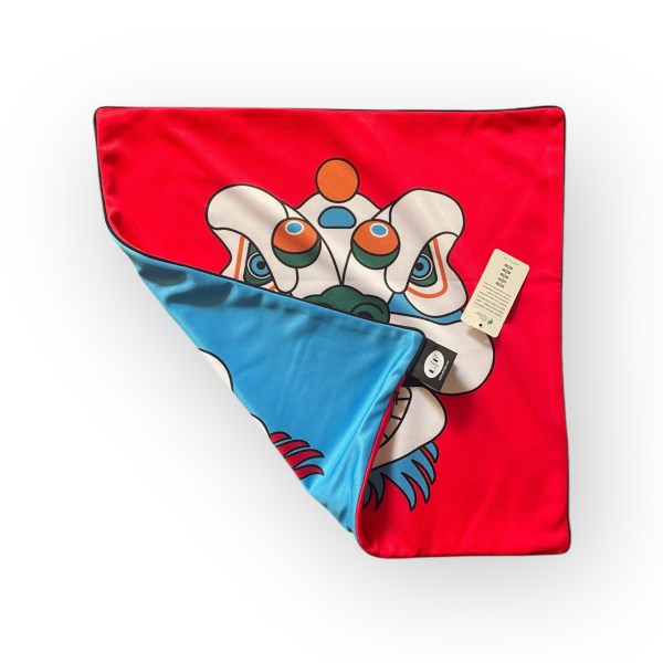 TST Lion Heads Cushion Cover (Double-Sided) – Decorative Homeware, 100% Cotton