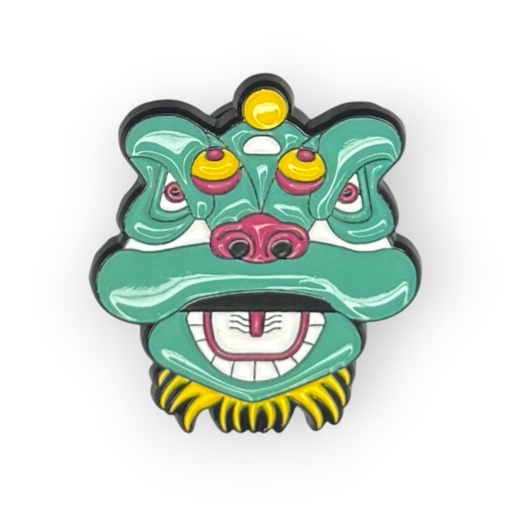 Tsim Sha Tsui Lion Head Enamel Pin – 3cm