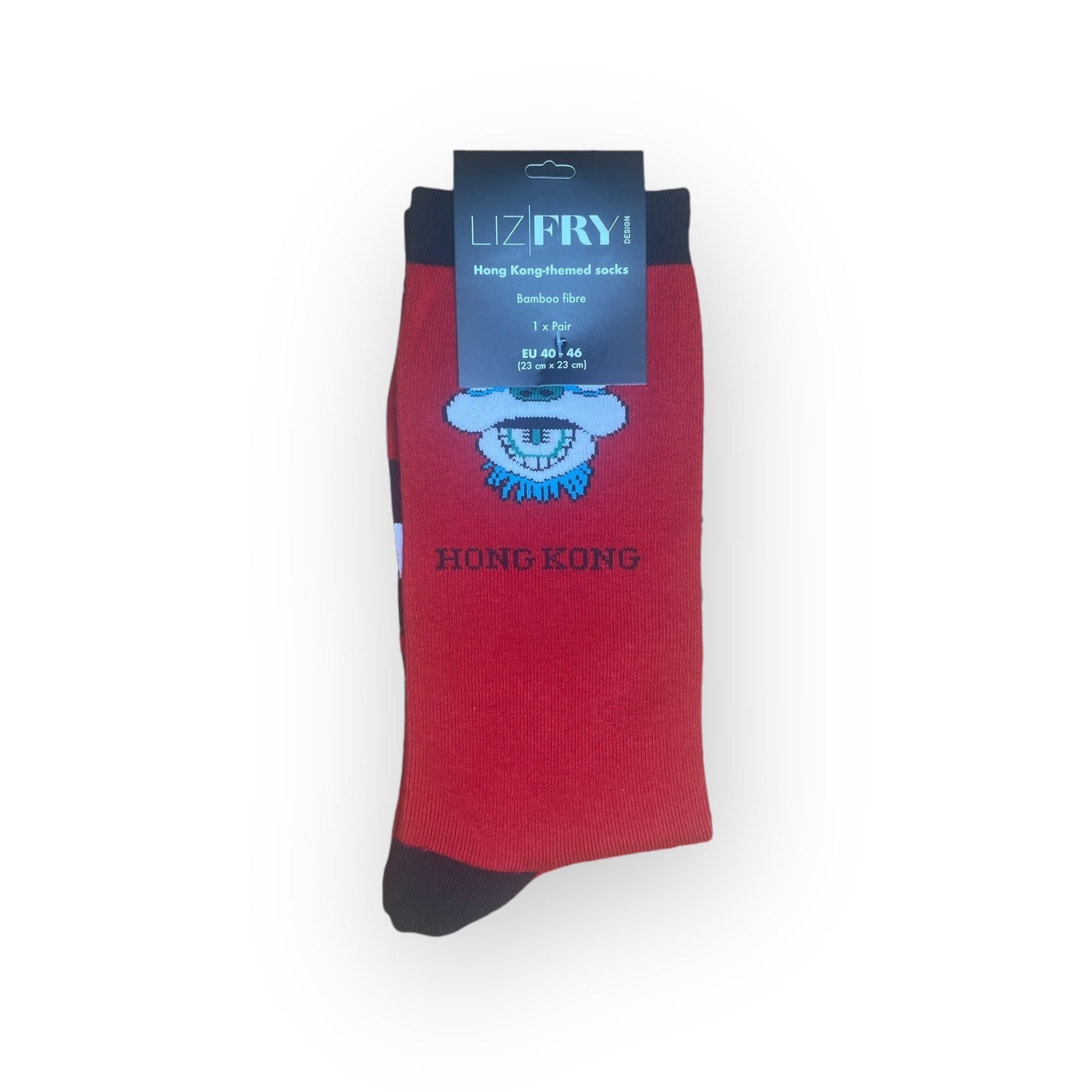 Tsim Sha Tsui Lion Head Bamboo Fibre Socks
