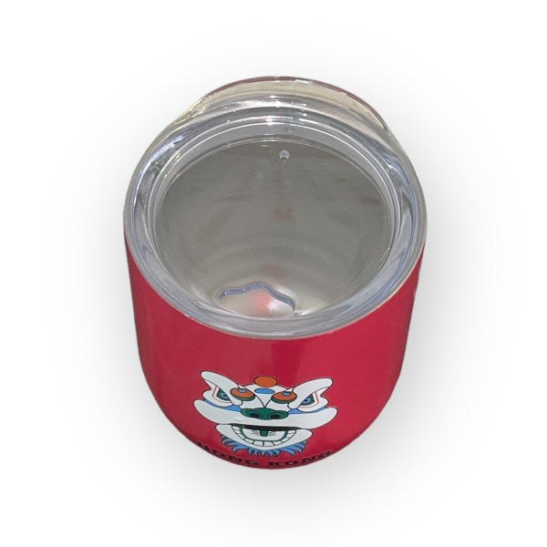 Tsim Sha Tsui Lion Heads Print Stainless Steel Wine Cup – Insulated Travel Mug