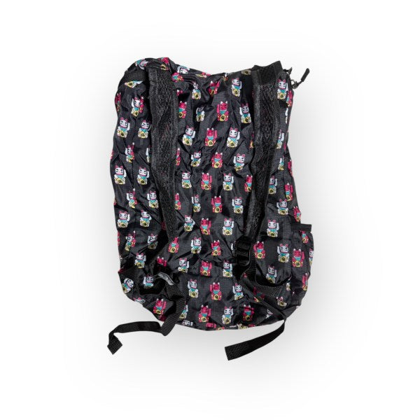 Tung Choi Street Lucky Cats Foldable Backpack | Lightweight & Eco-Friendly