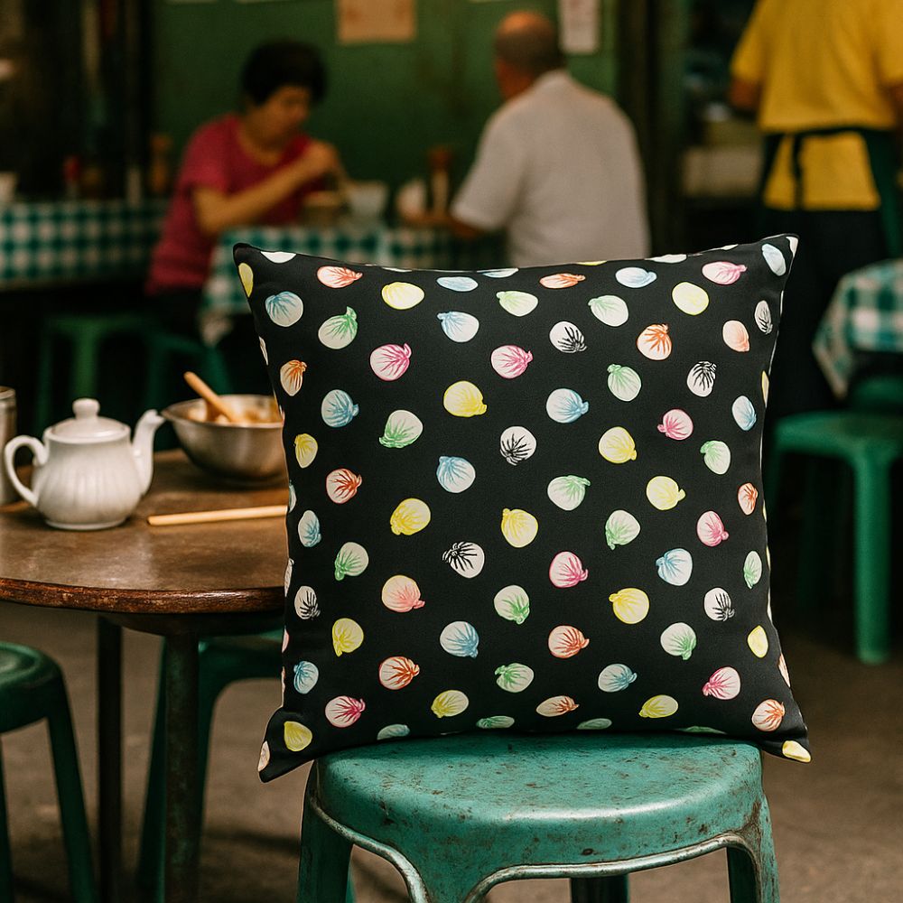 Tung Po Dumplings Cushion Cover