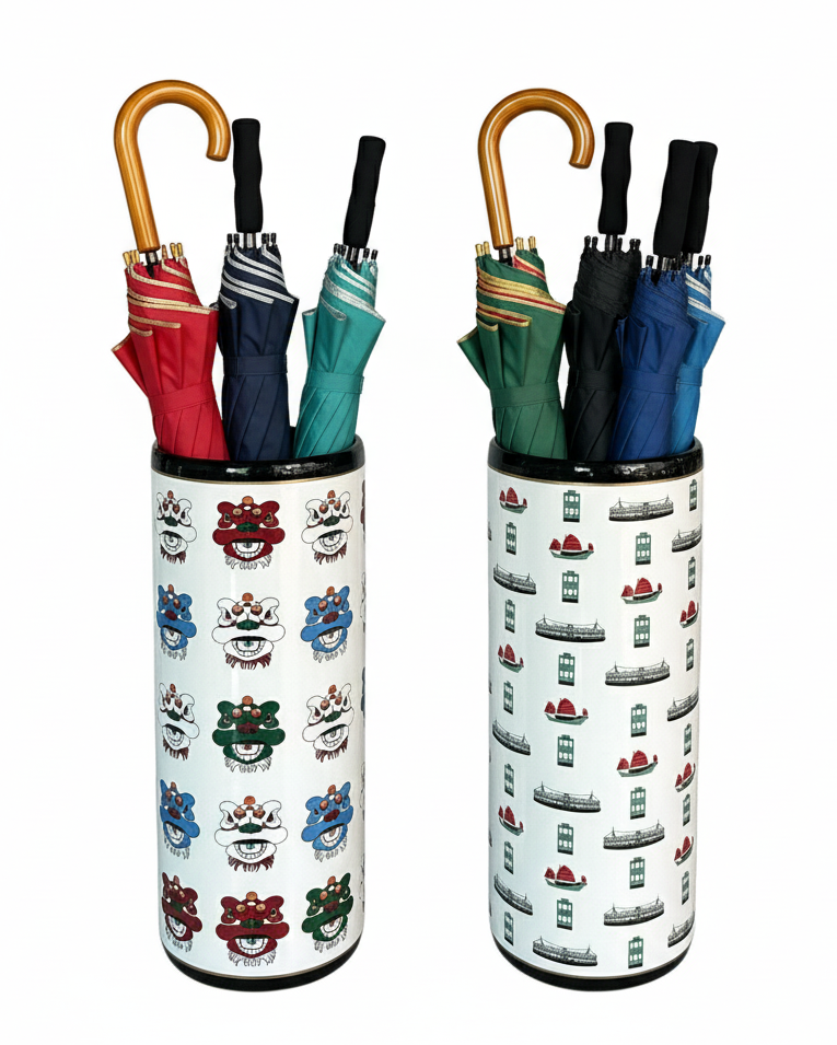 Hong Kong Transport Ceramic Umbrella Stand | Liz Fry Design