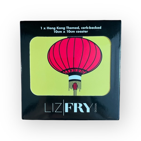 Wong Tai Sin Lantern Coaster | Hong Kong Red Lantern Design