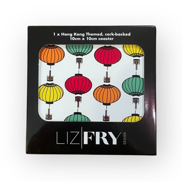 Wong Tai Sin Lanterns Coaster | Colourful Hong Kong Coaster