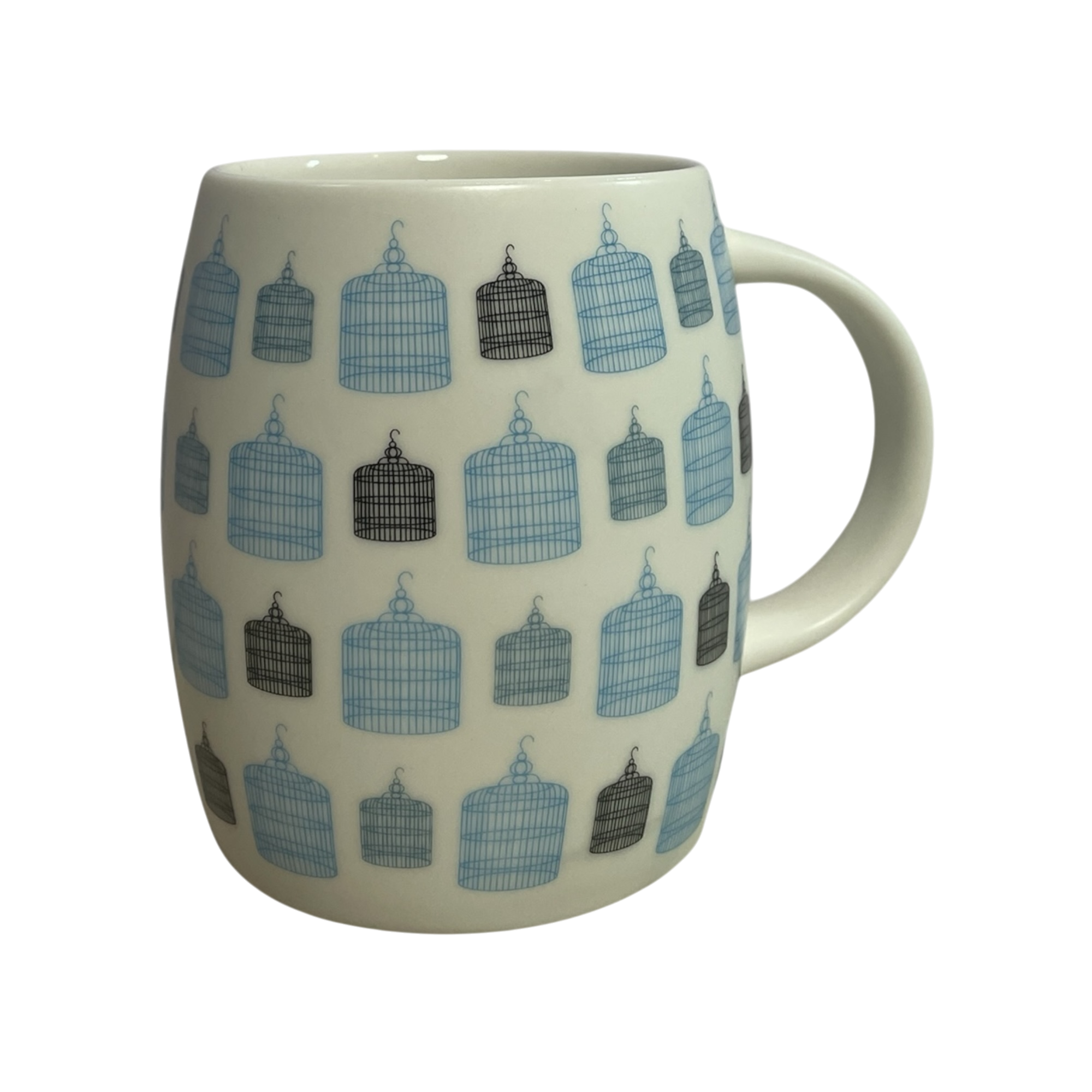 Blue Yuen Po Birdcages Mug