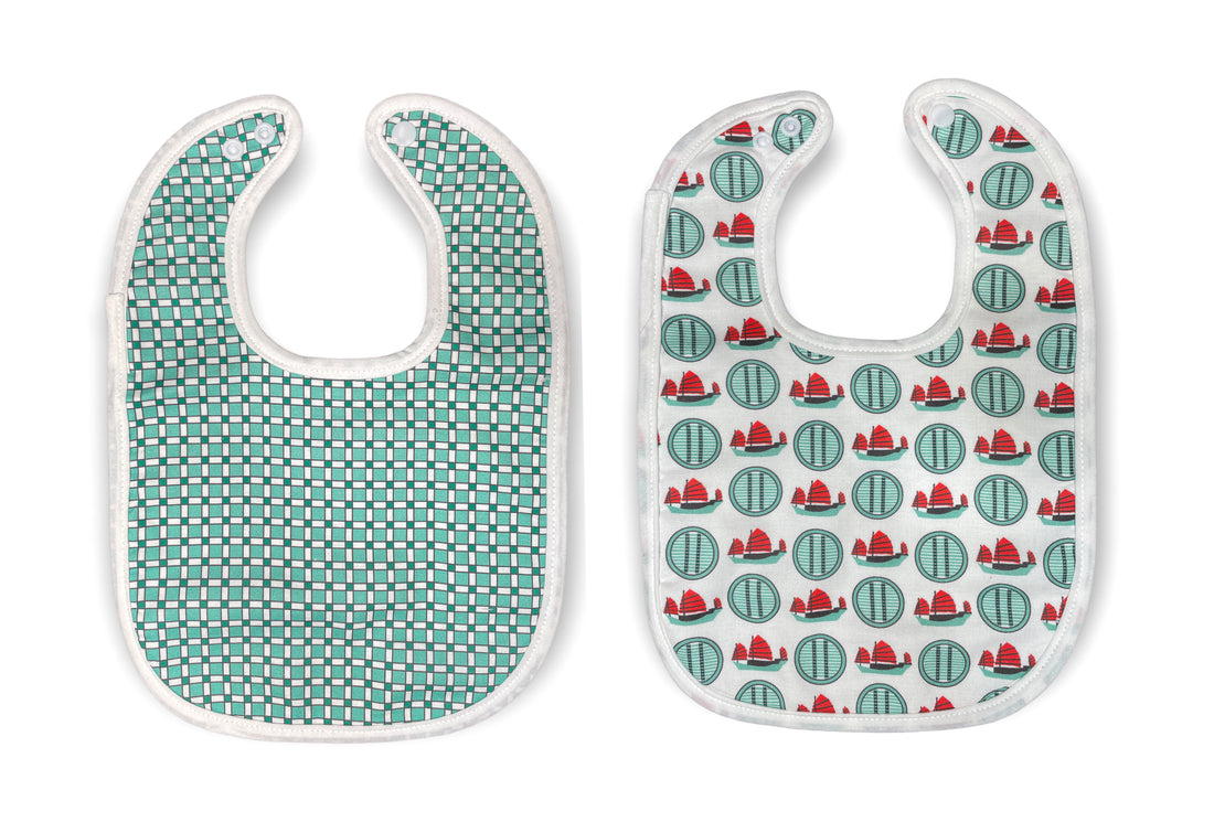 Baby Bib Set – Fragrant Harbour | Hong Kong Inspired Baby Gift