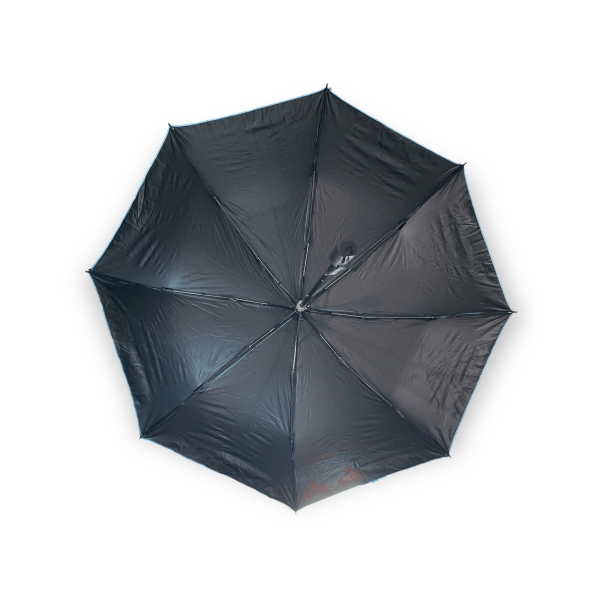 Java Road Lamps Print 21” Folding Umbrella – Liz Fry Design