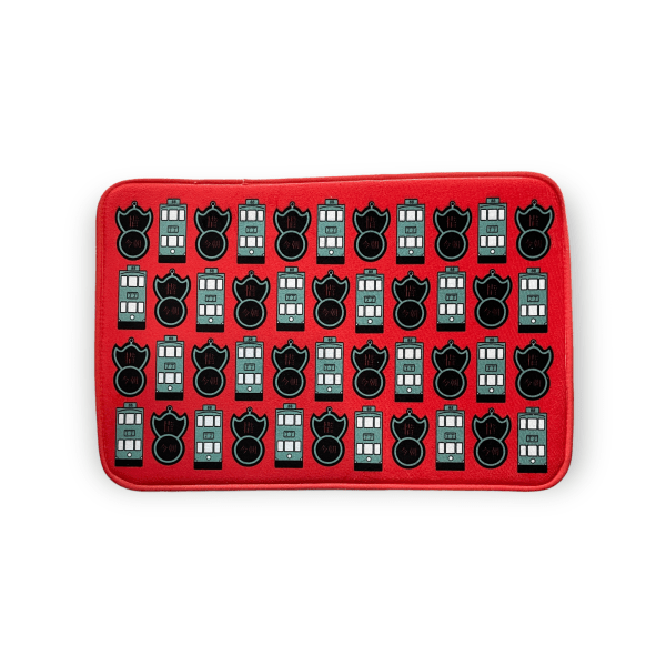 North Point Trams & Pawn Sign Print – Bath & Door Mat