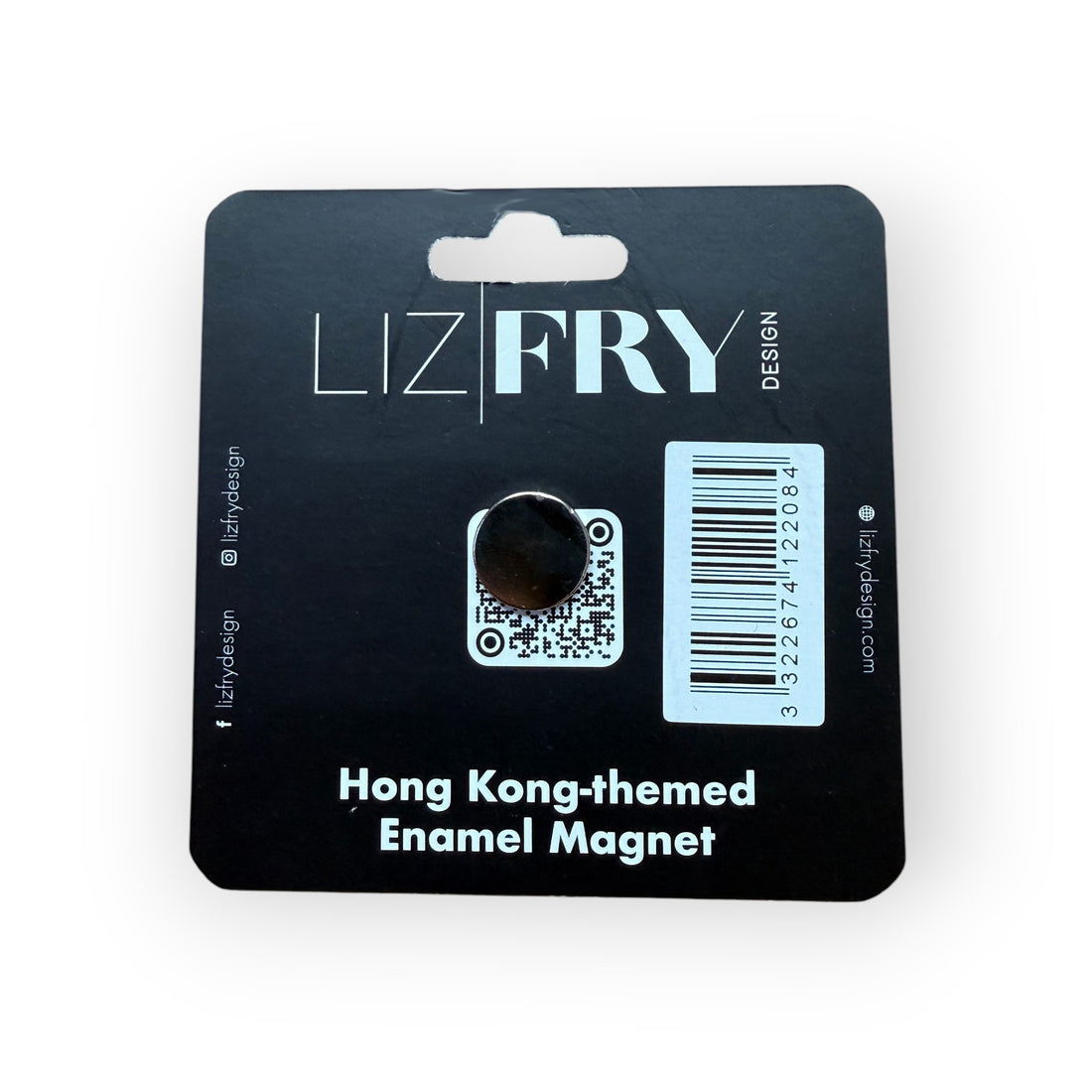 HK Sign enamel magnet