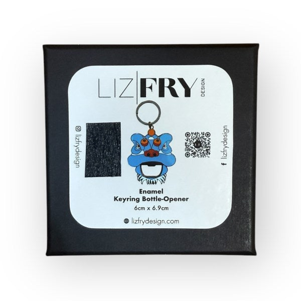 TST Lion Enamel Keyring & Bottle Opener – Hong Kong Souvenir Gift | Liz Fry Design