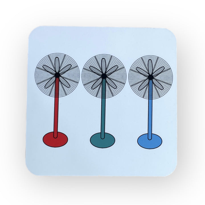 Ap Liu Street Fans Coaster | Retro Hong Kong Homeware
