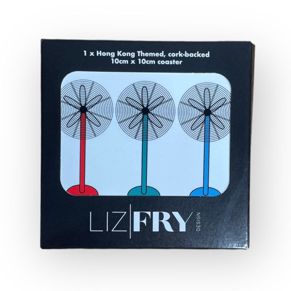 Ap Liu Street Fans Coaster | Retro Hong Kong Homeware