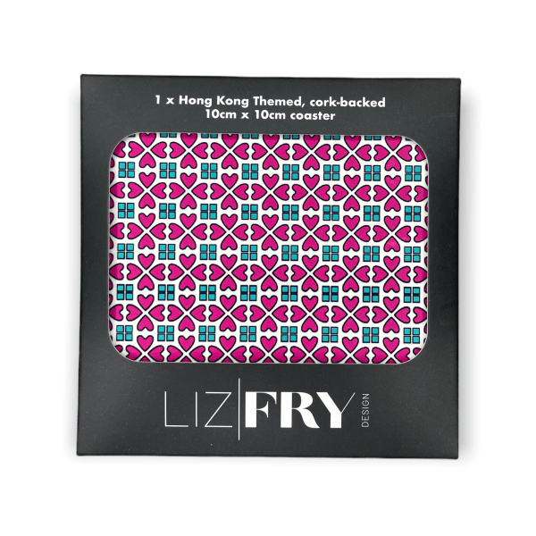 Upper Lascar Row Tiles Coaster | Colourful Hong Kong Heritage Design