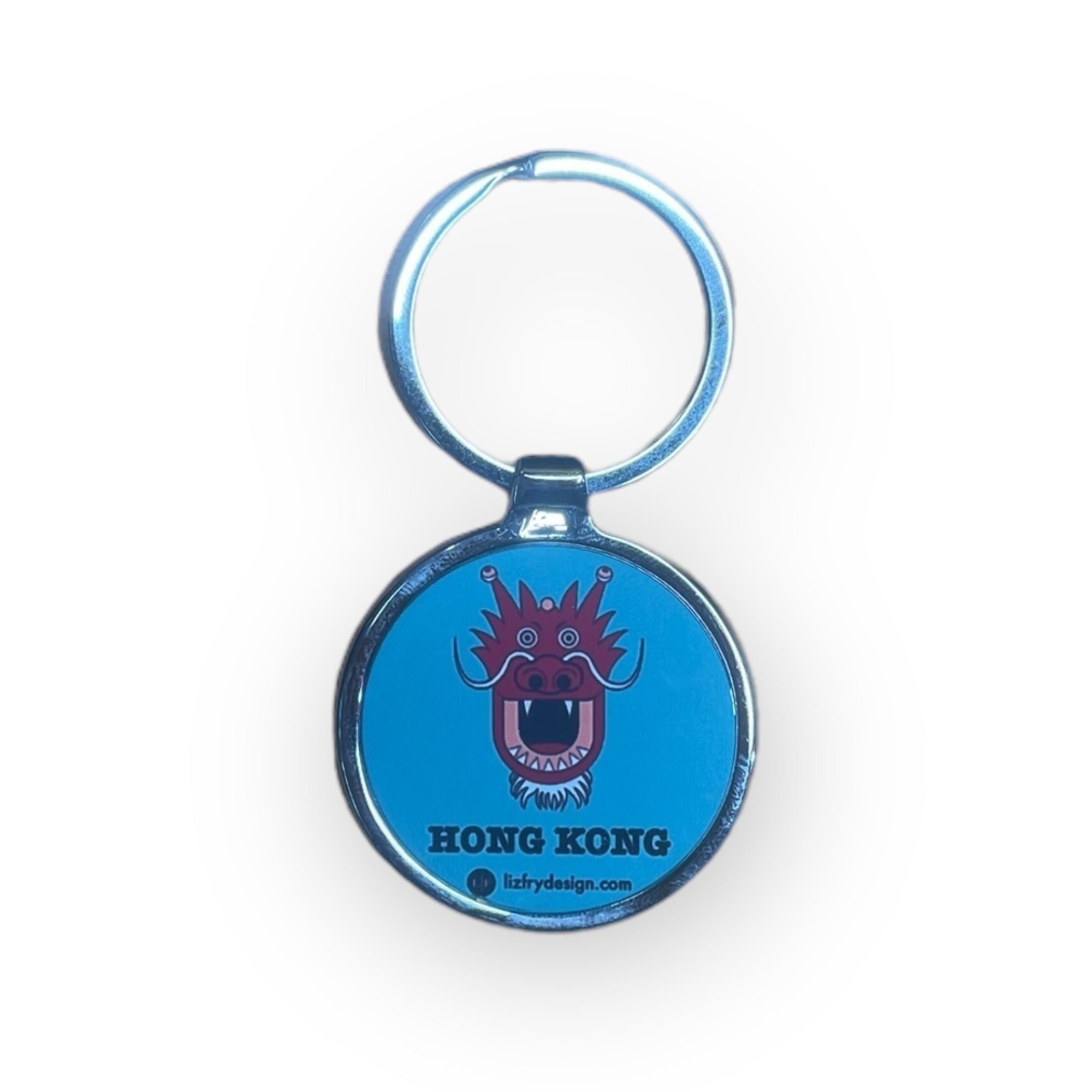 Dragon Head Metal Keyring (Boxed) | Hong Kong Souvenir Gift
