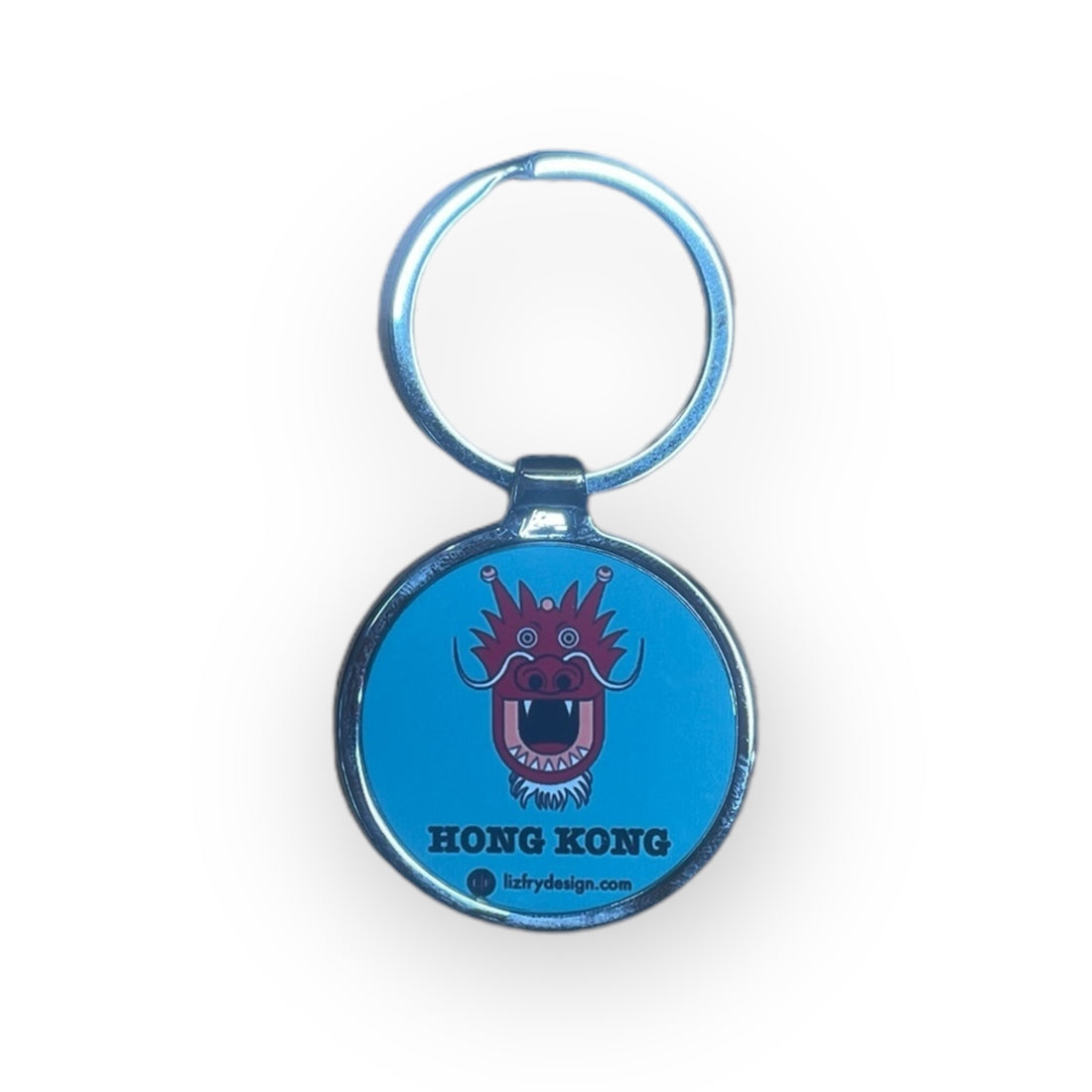 Dragon Head Metal Keyring (Boxed) | Hong Kong Souvenir Gift