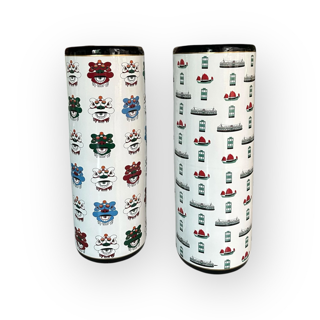 TST Lion Ceramic Umbrella Stand | Liz Fry Design